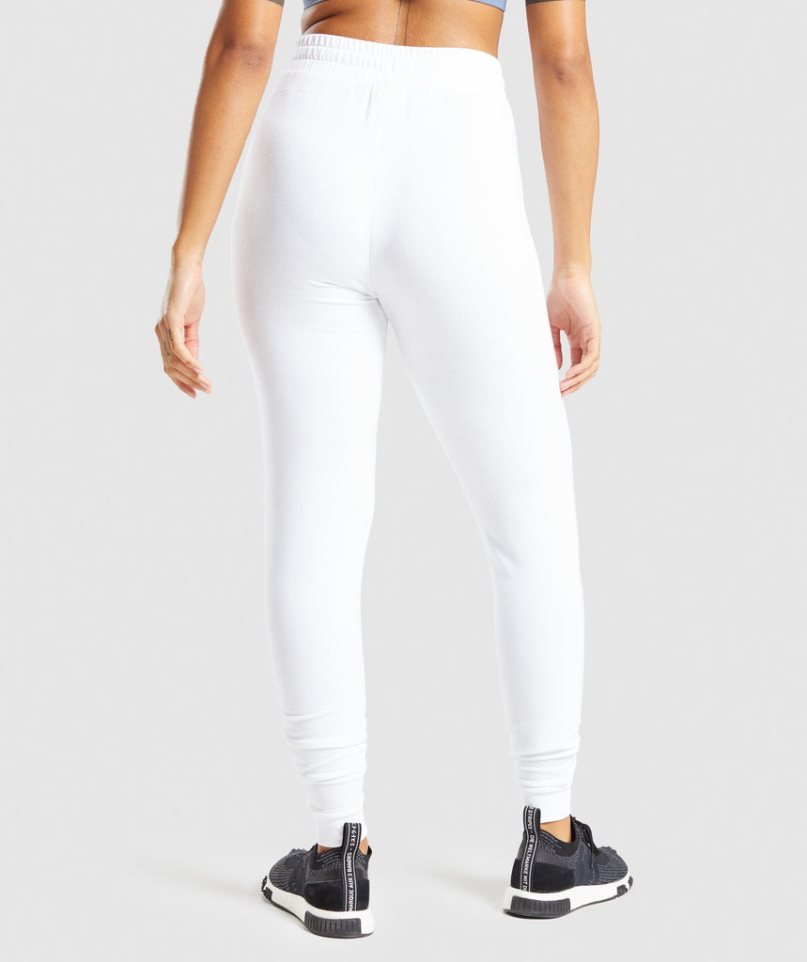 Women's Gymshark Pippa Training Jogger White | NZ 6TWJKZ